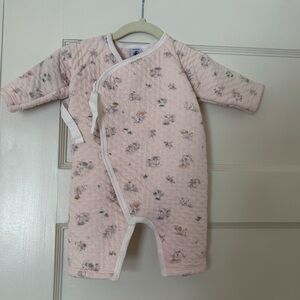 Petit Bateau 6M Baby Bunting One Piece